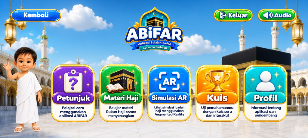 Menu Pilihan Aplikasi ABIFAR